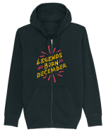 Legends Are Born In December Hanorac cu fermoar Unisex Connector