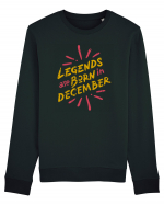 Legends Are Born In December Bluză mânecă lungă Unisex Rise