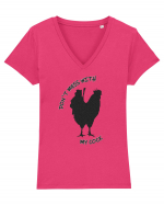 rooster Tricou mânecă scurtă guler V Damă Evoker