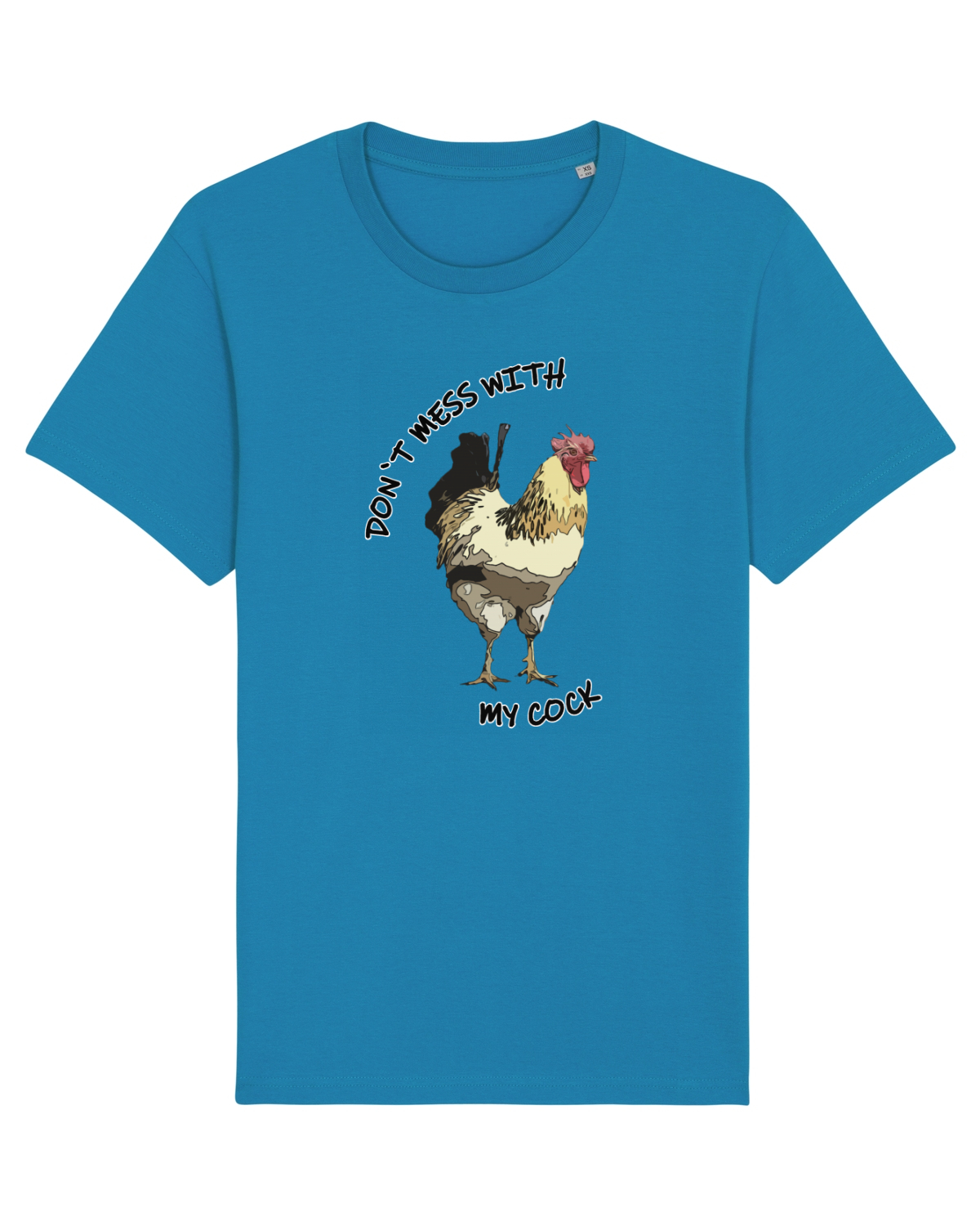 Tricou mânecă scurtă Unisex Rocker Azur