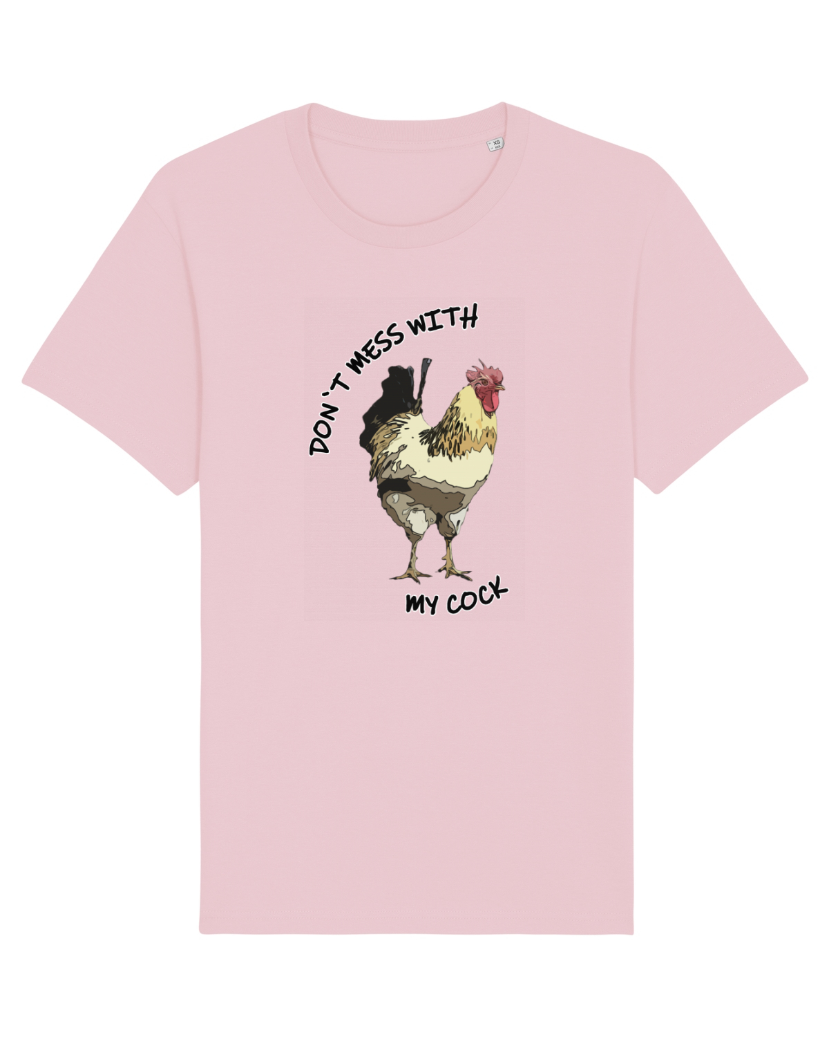 Tricou mânecă scurtă Unisex Rocker Cotton Pink