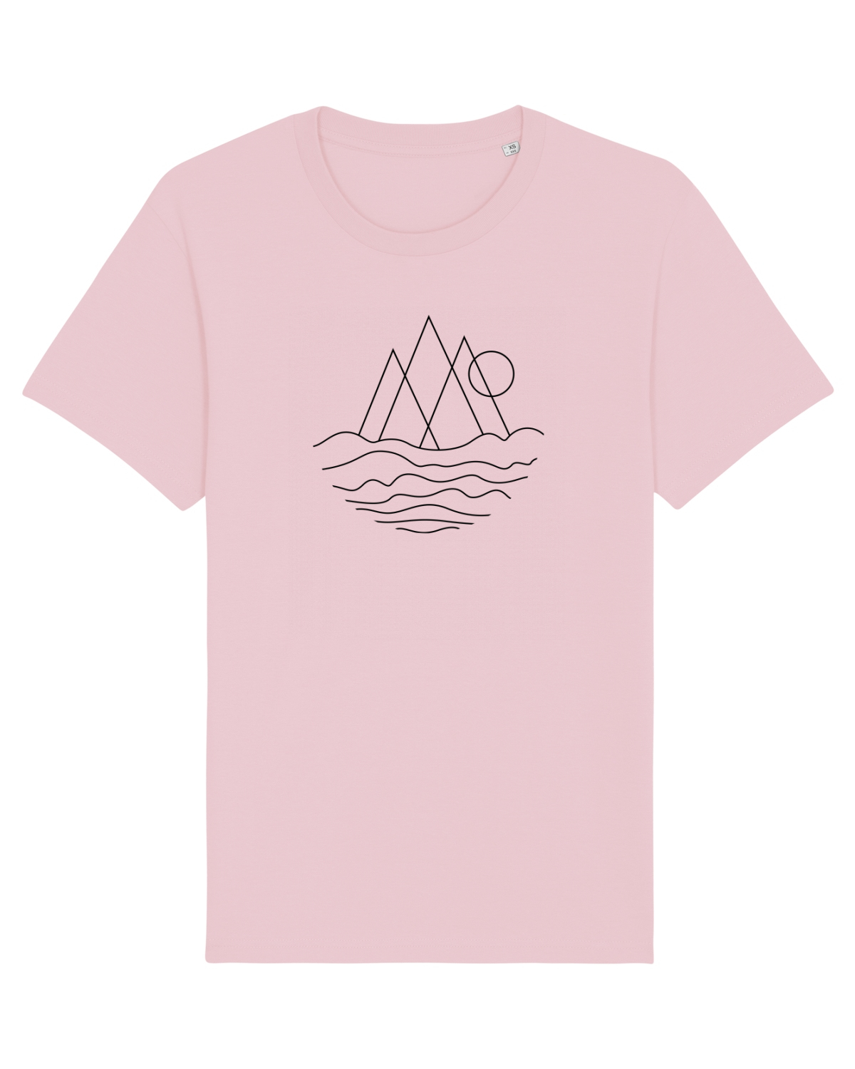 Tricou mânecă scurtă Unisex Rocker Cotton Pink