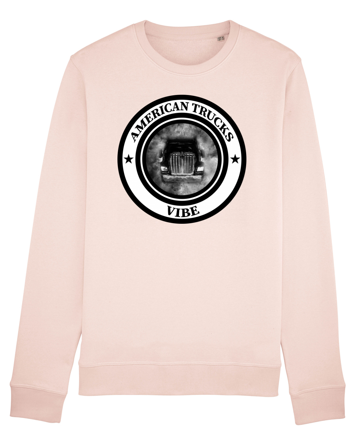 Bluză mânecă lungă Unisex Rise Candy Pink