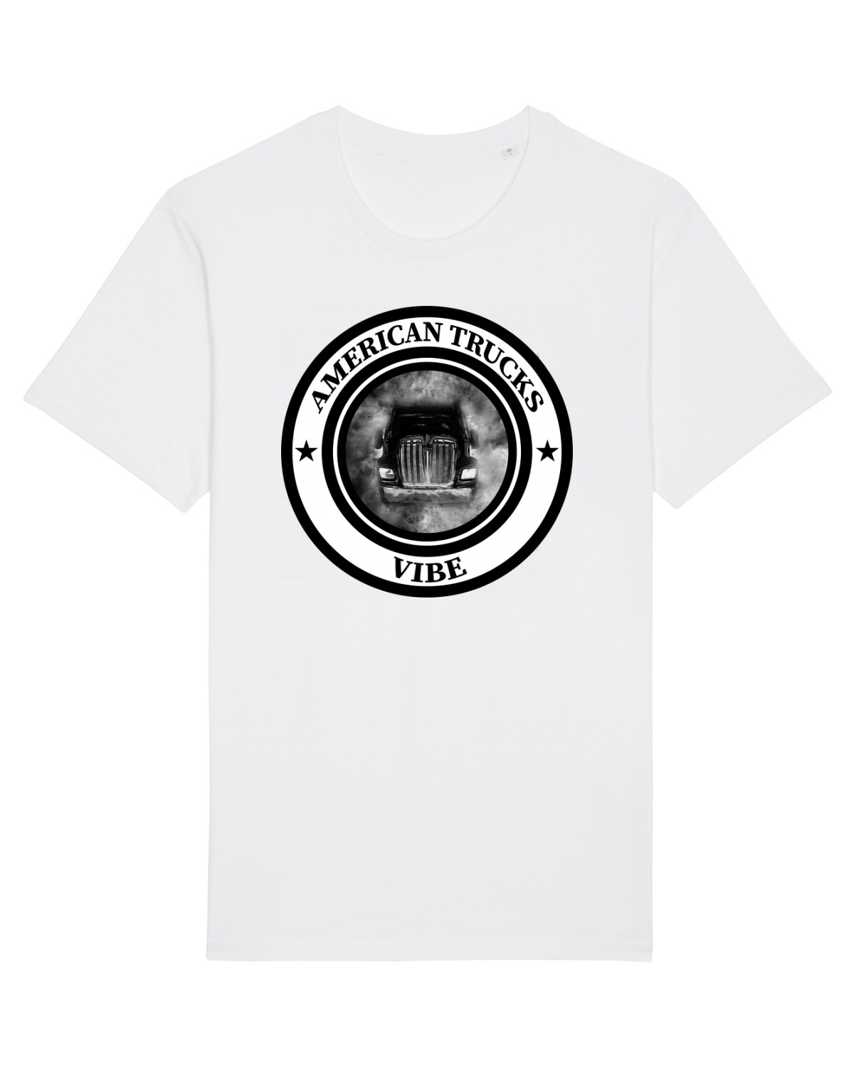 Tricou mânecă scurtă Unisex Rocker White