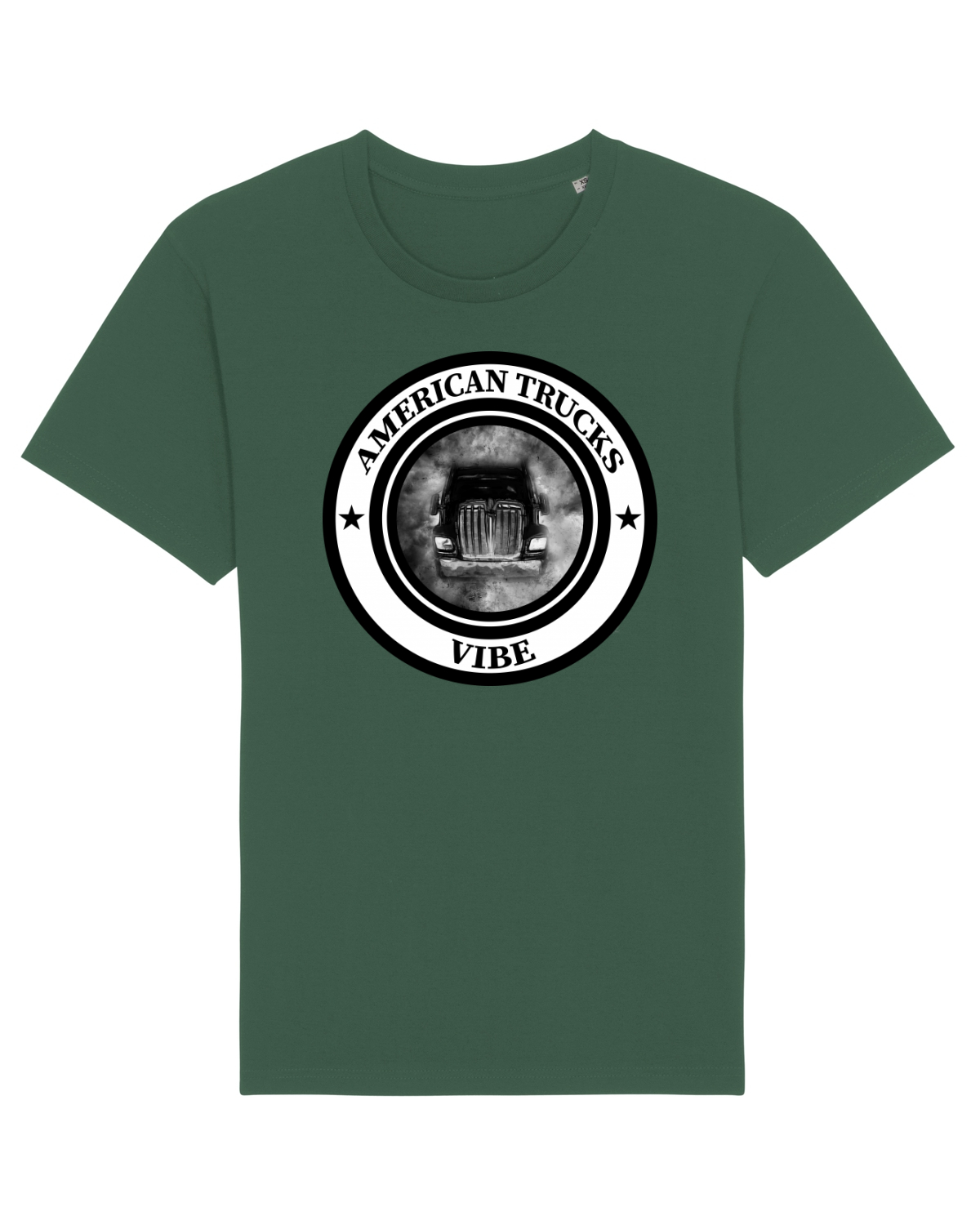 Tricou mânecă scurtă Unisex Rocker Bottle Green