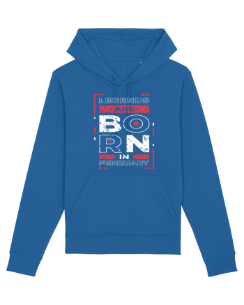 Legends Are Born In February Royal Blue