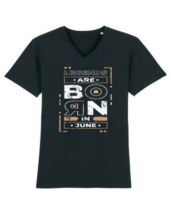 Legends Are Born In June Black