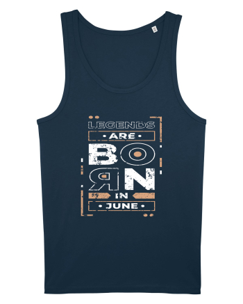 Legends Are Born In June Navy