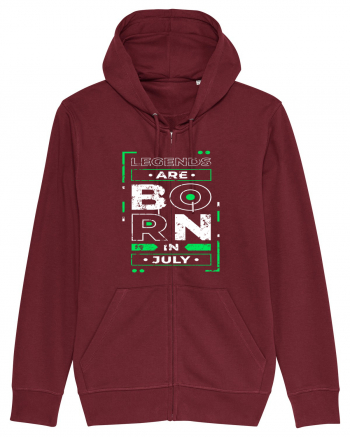 Legends Are Born In July Burgundy