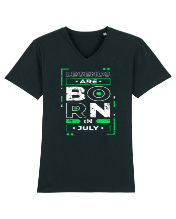 Legends Are Born In July Black