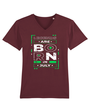 Legends Are Born In July Burgundy