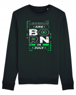 Legends Are Born In July Bluză mânecă lungă Unisex Rise