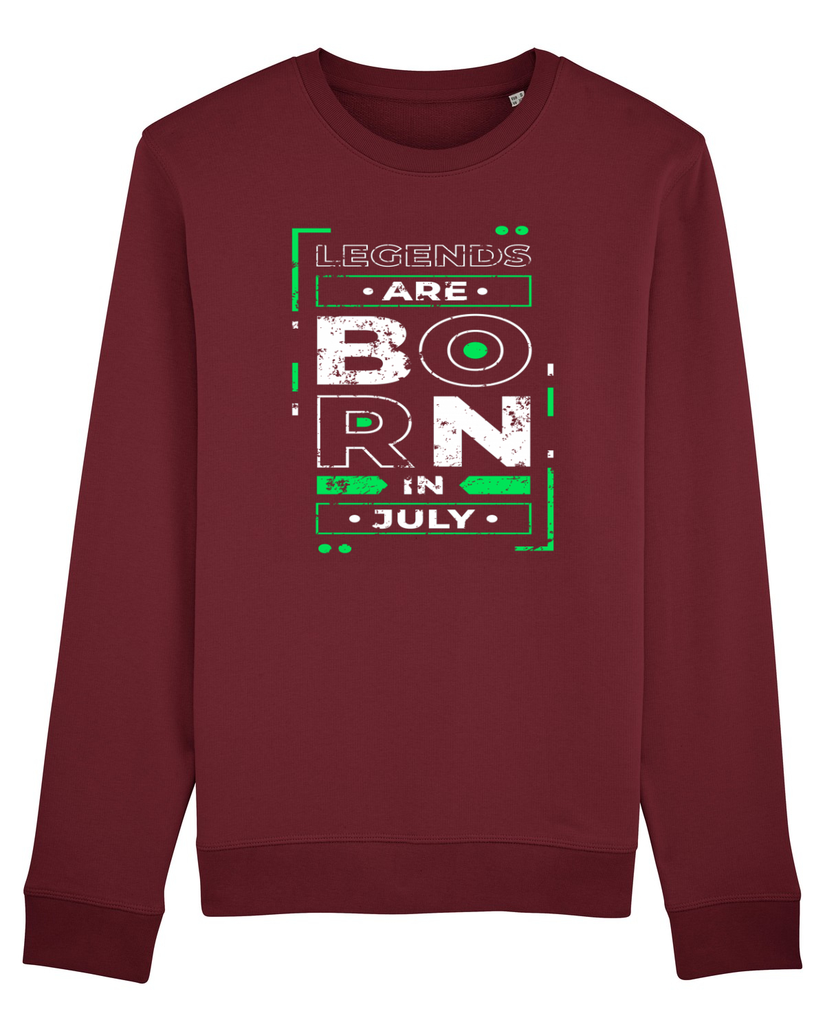 Bluză mânecă lungă Unisex Rise Burgundy