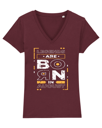 Legends Are Born In August Burgundy