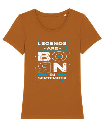 Legends Are Born In September Roasted Orange