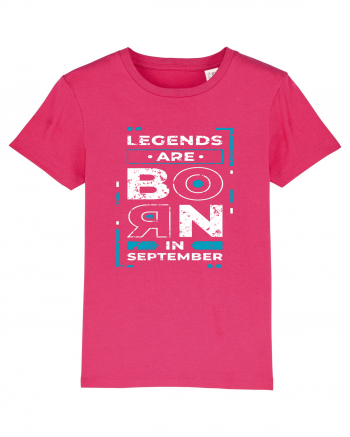Legends Are Born In September Raspberry