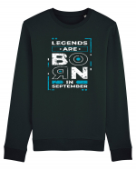 Legends Are Born In September Bluză mânecă lungă Unisex Rise