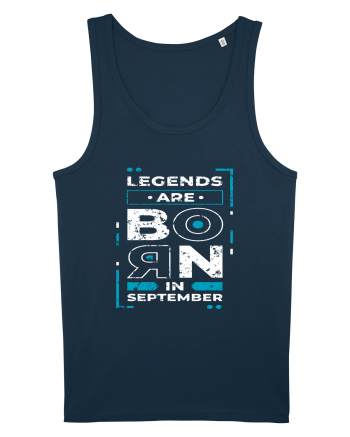 Legends Are Born In September Navy