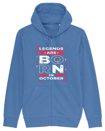 Legends Are Born In October Bright Blue