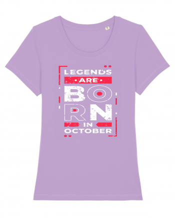 Legends Are Born In October Lavender Dawn