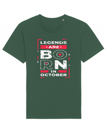 Legends Are Born In October Bottle Green