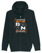 Legends Are Born In November Hanorac cu fermoar Unisex Connector