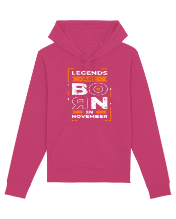 Legends Are Born In November Raspberry