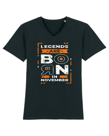Legends Are Born In November Black