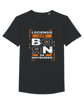 Legends Are Born In November Black