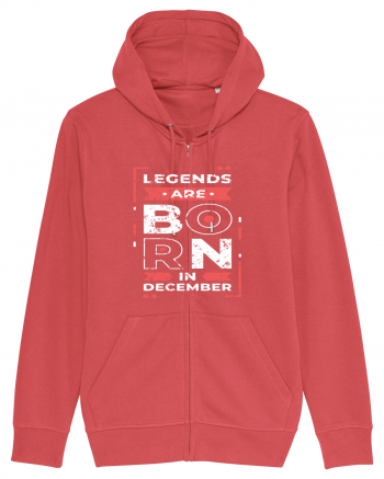 Legends Are Born In December Carmine Red