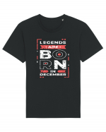 Legends Are Born In December Tricou mânecă scurtă Unisex Rocker