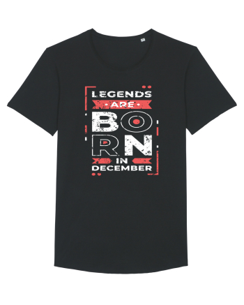 Legends Are Born In December Black