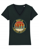 Made In 1977 Limited Edition Tricou mânecă scurtă guler V Damă Evoker