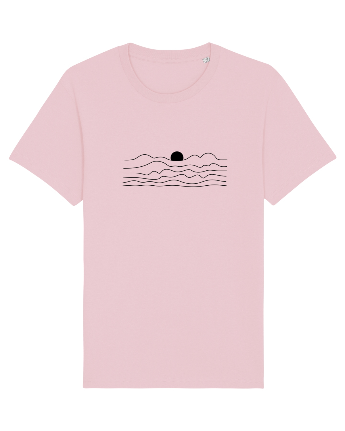 Tricou mânecă scurtă Unisex Rocker Cotton Pink