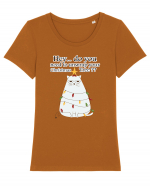 Do you need to unwrap your Christmas Tree? Tricou mânecă scurtă guler larg fitted Damă Expresser