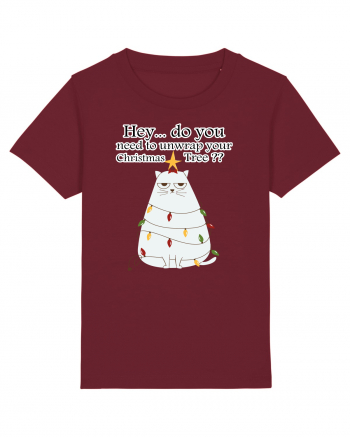 Do you need to unwrap your Christmas Tree? Burgundy
