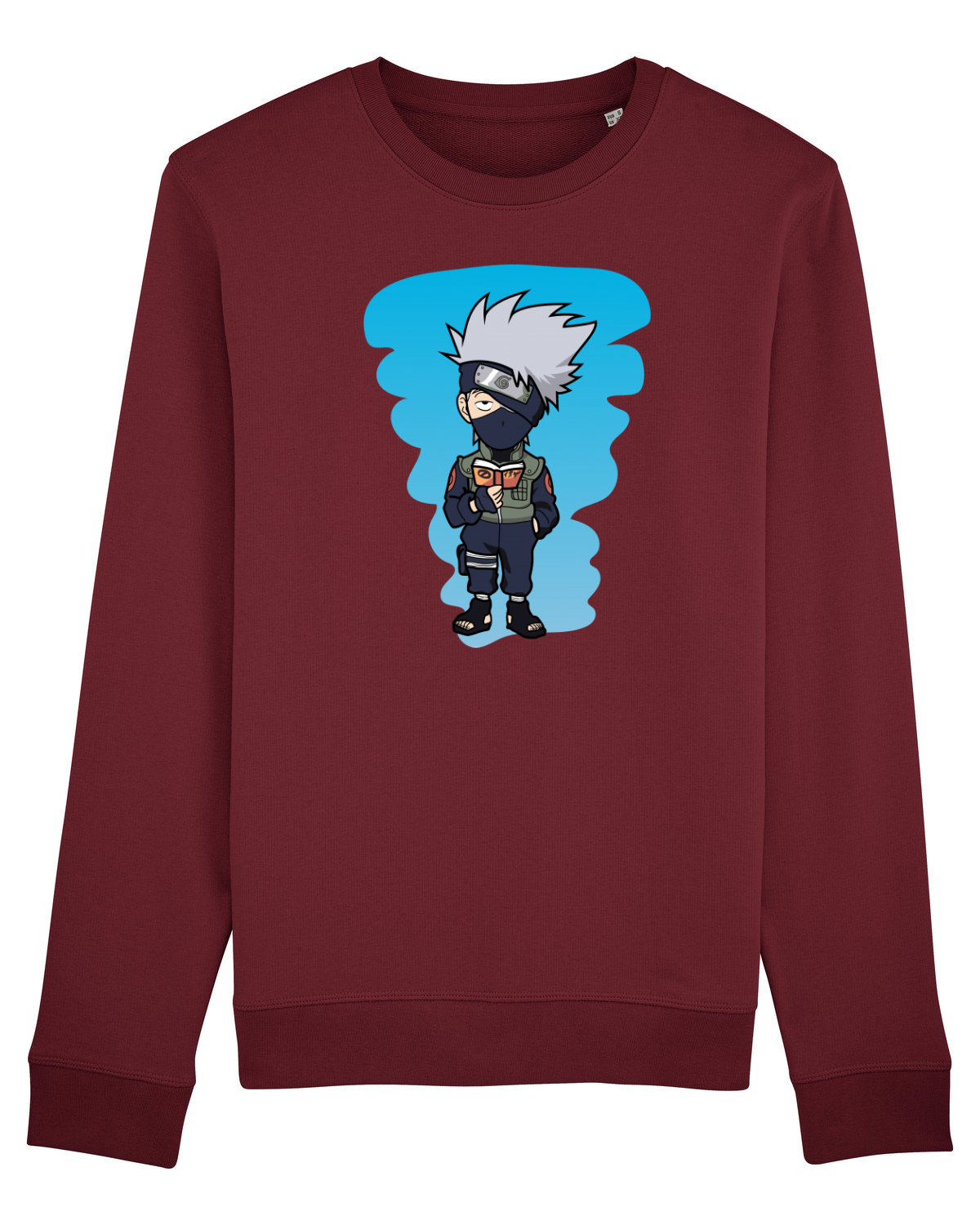 Bluză mânecă lungă Unisex Rise Burgundy