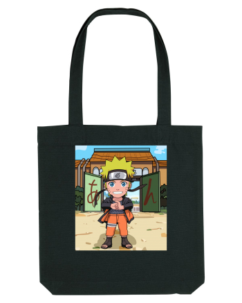 NARUTO - Naruto in Konoha (chibi) Black