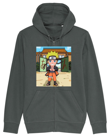 NARUTO - Naruto in Konoha (chibi) Anthracite