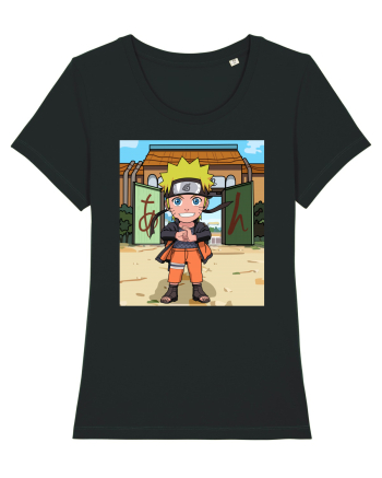 NARUTO - Naruto in Konoha (chibi) Black