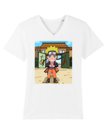 NARUTO - Naruto in Konoha (chibi) White