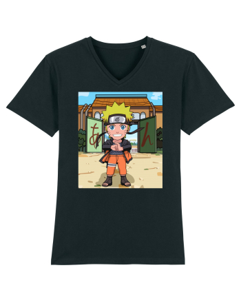 NARUTO - Naruto in Konoha (chibi) Black