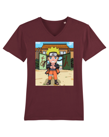 NARUTO - Naruto in Konoha (chibi) Burgundy