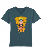 NARUTO - Naruto Orange (chibi) Tricou mânecă scurtă guler V Bărbat Presenter