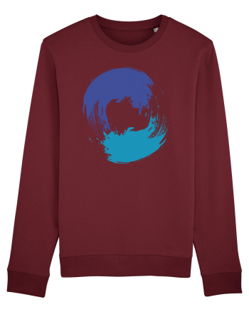 Color Wheel - blue-blue Burgundy