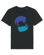 Color Wheel - blue-blue Tricou mânecă scurtă Unisex Rocker