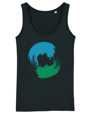 Color Wheel - blue-green Black