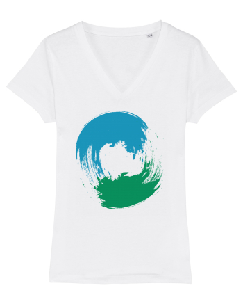 Color Wheel - blue-green White