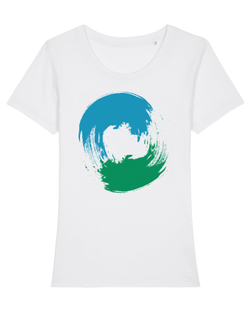 Color Wheel - blue-green White
