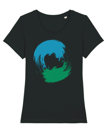 Color Wheel - blue-green Black